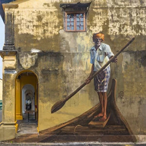 Malaysia, Penang, Georgetown, off Love Lane, Street art