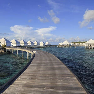 Maldives, South Ari Atoll, Thudufushi Island, Diamonds Thudufushi Resort, Water villas