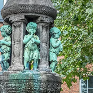 Marcus Fountain at the Church of Our Lady, Bremen, Germany