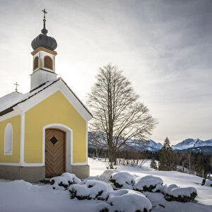 Maria Rast Chapel near Kruen, Upper Bavaria, Bavaria, Germany