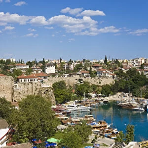 Marina and Roman Harbour, Kaleici, Antalya, Mediterranean Coast, Turkey