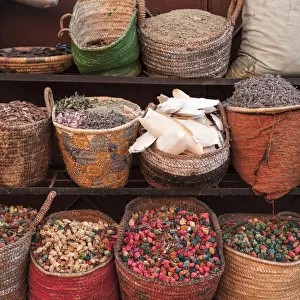 Marrakech, Morocco. Spices on sale in the suk