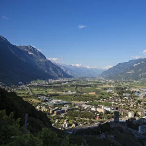 Martigny and the Rhone Valley, Valais, Switzerland