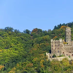 Maus Castle, St. Goarshausen, Rhine valley, UNESCO World Heritage site, Rhineland-Palatinate, Germany