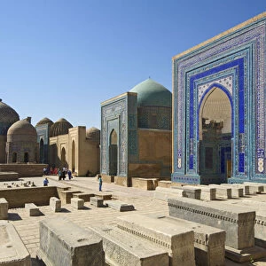 Mausoleum in the necropolis Shah-i-Zinda, Samarkand, Uzbekistan