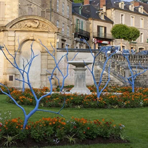 Memorial to French Resistance and civilian casualties of World War 2 at Sarlat Dordogne