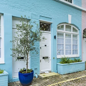 Mews houses, Kensington, London, England, UK