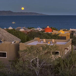 Mexico, Baja California Sur, Houses at Ventana Bay resort