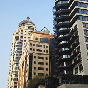 Michelangelo Towers apartment block and Da Vinci Hotel, Sandton, Johannesburg, Gauteng