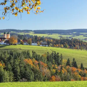 Monastery church, St. Margen, Black Forest, Baden-Wurttemberg, Germany