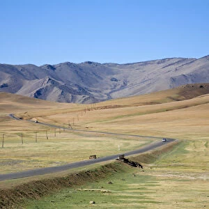 Mongolia, Ulaanbaatar, Scenery in Terelj National Park