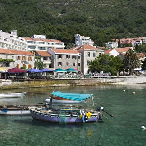 Montenegro, Adriatic coast, Petrovac, Harbour