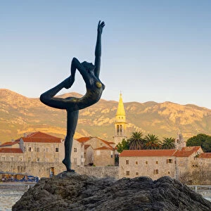 Montenegro, Budva, Sculpture