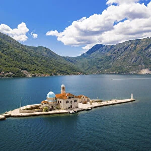 Montenegro, Kotor region, Bay of Kotor, Perast; Island of Our Lady of the Rock of Mercy