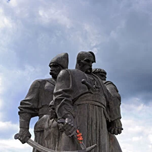 Monument to cossacs, Plyasheva, Volyn oblast, Ukraine