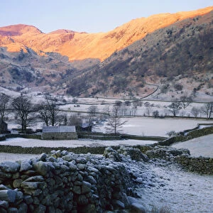 Morning Frost in Dovedale, Lake District National Park, Cumbria, England