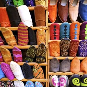Moroccan Babouche Slippers, Medina, Fez, Morocco, North Africa