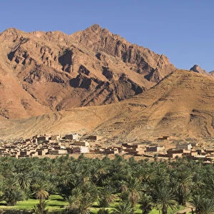 Morocco, Anti Atlas mountains between Tata and Tafraoute, Village