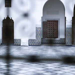 Morocco, Marrakech, Musee de Marrakesh (housed in a restored 19th century riad, Dar