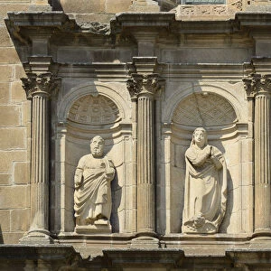 Detail of the Mother Church (Igreja Matriz) of Torre de Moncorvo, dating back to the