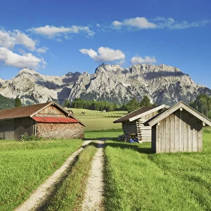 Mountain landscape near Mittenwald - Germany, Bavaria, Upper Bavaria