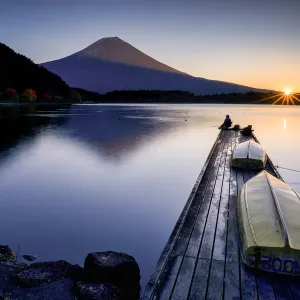 Mt. Fuji Print at Sunrise, Lake Tanuki, Japan Mt. Fuji Print at Sunrise, Lake Tanuki, Japan