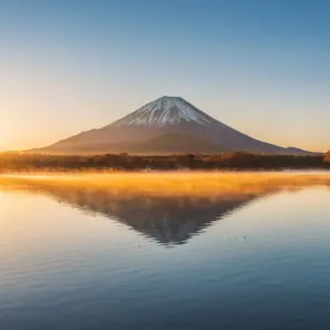 Mt Fuji Print from Lake Shoji, Yamanashi Mt Fuji Print from Lake Shoji, Yamanashi