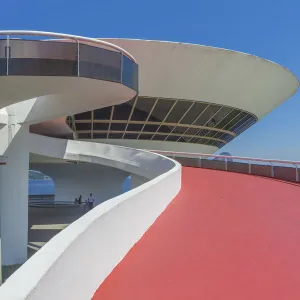 Museum of Contemporary art, 1996, Oscar Niemeyer, Niteroi, Rio de Janeiro state, Brazil