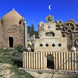 Muslim cemetery, Issyk Kul oblast, Kyrgyzstan