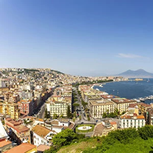 Naples, Italy. View of the city from Posillipo