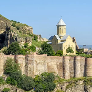 Narikala Fortress and Saint Nicholas Church, Tbilisi (Tiflis), Georgia
