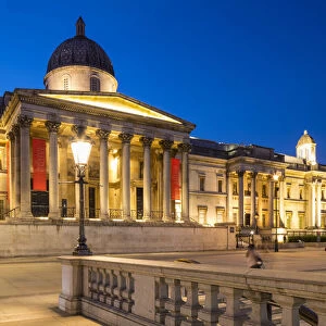 National Portrait Gallery, Trafalgar Square, London, England, UK