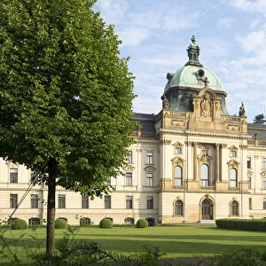 The neo-baroque building of the Straka Academy, seat of the Government of the Czech