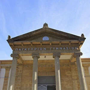 Neoclassical Pancyprian Gymnasium Prestigous High School, South Nicosia, Cyprus, Eastern