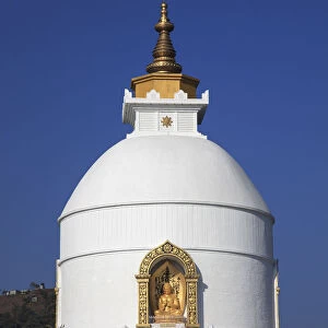 Nepal, Pokhara, World Peace Pagoda