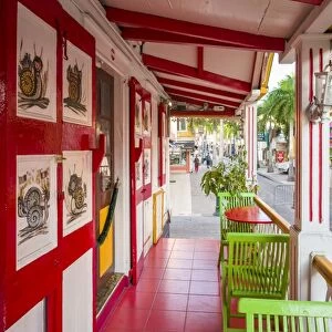Netherlands Antilles, Sint Maarten, Philipsburg, L Escargot restaurant