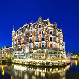 Netherlands, North Holland, Amsterdam. Hotel De l Europe on the Amstel River