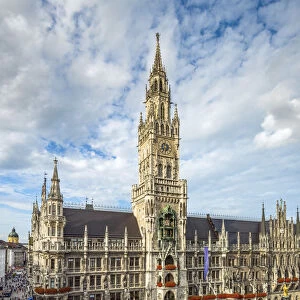 New city hall or Neues Rathaus, Marienplatz, Munich, Bavaria, Germany