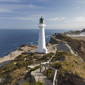 New Zealand, North Island, Castlepoint, Castlepoint Lighthouse