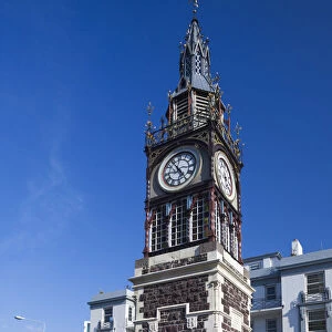 New Zealand, South Island, Christchurch, Victoria Street clocktower