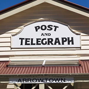 New Zealand, South Island, Otago, Arrowtown, Post and Telegraph building