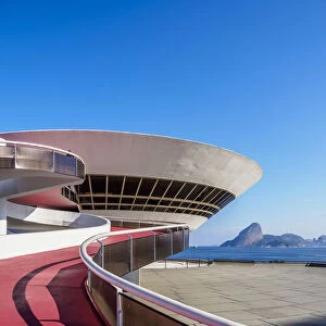 Niteroi Contemporary Art Museum MAC, Niteroi, State of Rio de Janeiro, Brazil