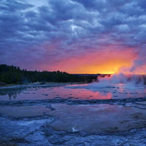 North America, USA, Rocky Mountains, Yellowstone National Park, UNESCO World Heritage