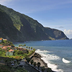 The north coast of Madeira island. Ribeira da Lage, Portugal