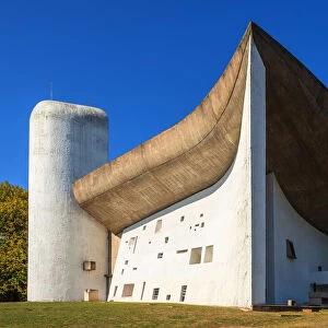 Notre Dame du Haut by architect Le Corbusier, UNESCO-World Heritage Site, Ronchamp
