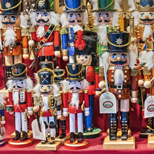 Nutcracker toy soldiers, Rathaus Christmas Market, Vienna, Austria