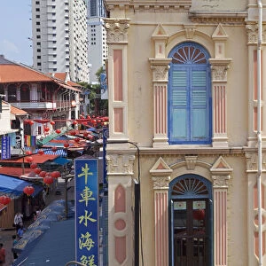 Old Chinese Merchant House, China Town District, Singapore, South East Asia