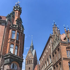 Old city centre, Hanover, Lower Saxony, Germany
