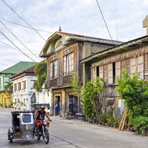 Old colonial-era buildings in Vigan City, Ilocos Sur, Ilocos Region, Philippines