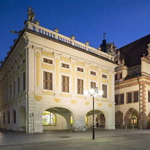 Old Stock Exchange (Alte Borse) and Old Town Hall (Altes Rathaus), Leipzig, Saxony